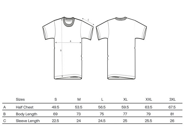 product size guide